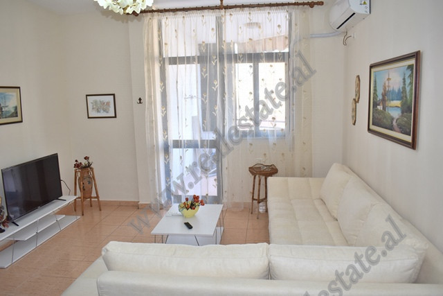 Two bedroom apartment for rent at the beginning of Zogu I Boulevard in Tirana.
It is located on the